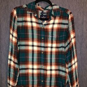 American Eagle Flannel - Boyfriend Fit